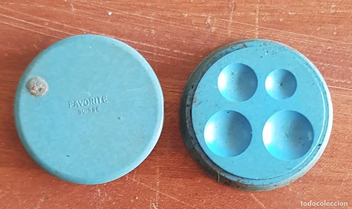 Herramientas de relojes: Aceitera de 4 compartimentos para relojero - Foto 1