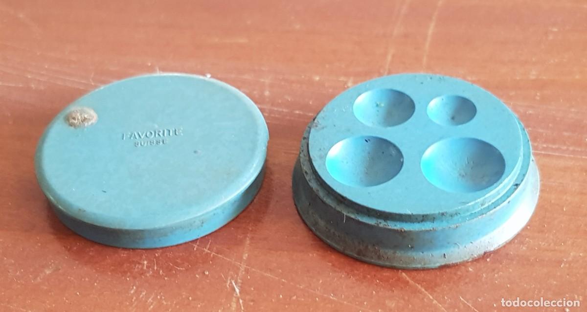 Herramientas de relojes: Aceitera de 4 compartimentos para relojero - Foto 3