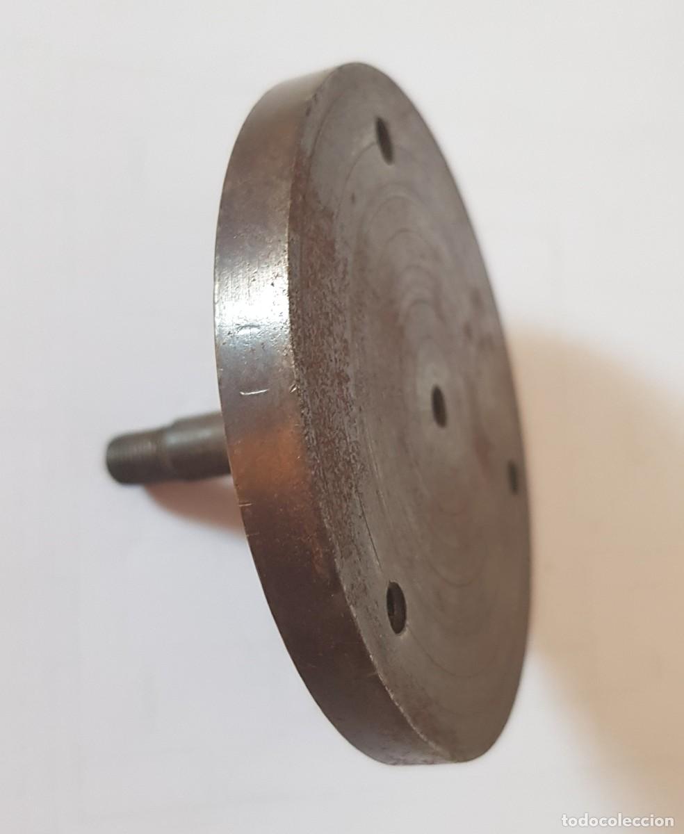 Herramientas de relojes: Plato universal llano para torno 8 mm. Acero - Foto 2