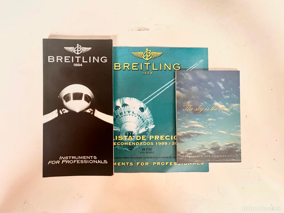 Herramientas de relojes: BREITLING CAT&Aacute;LOGO LISTA DE PRECIOS 1999/2000-RELOJ NAVITIMER - Foto 1