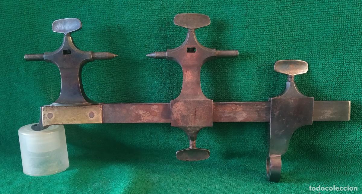 Herramientas de relojes: ANTIGUO TORNO DE RELOJERO. - Foto 2