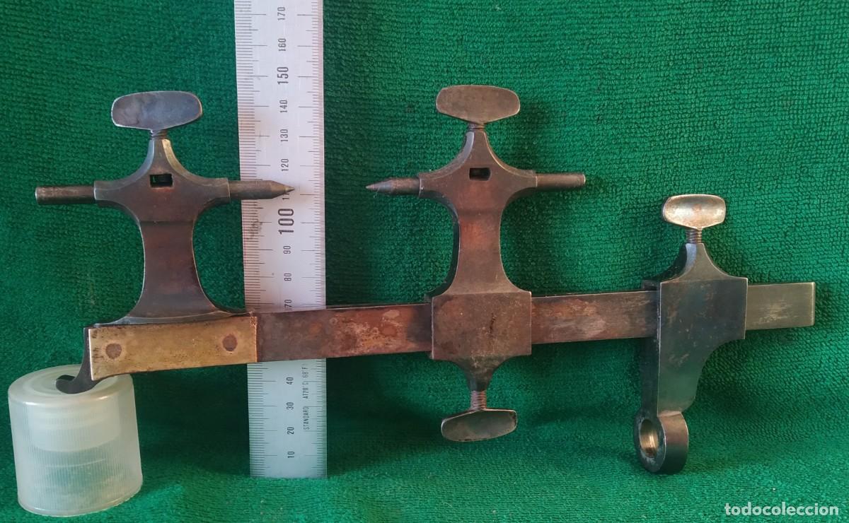 Herramientas de relojes: ANTIGUO TORNO DE RELOJERO. - Foto 4