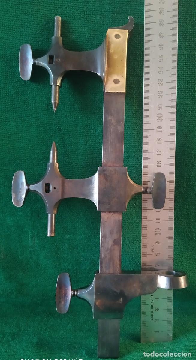 Herramientas de relojes: ANTIGUO TORNO DE RELOJERO. - Foto 7