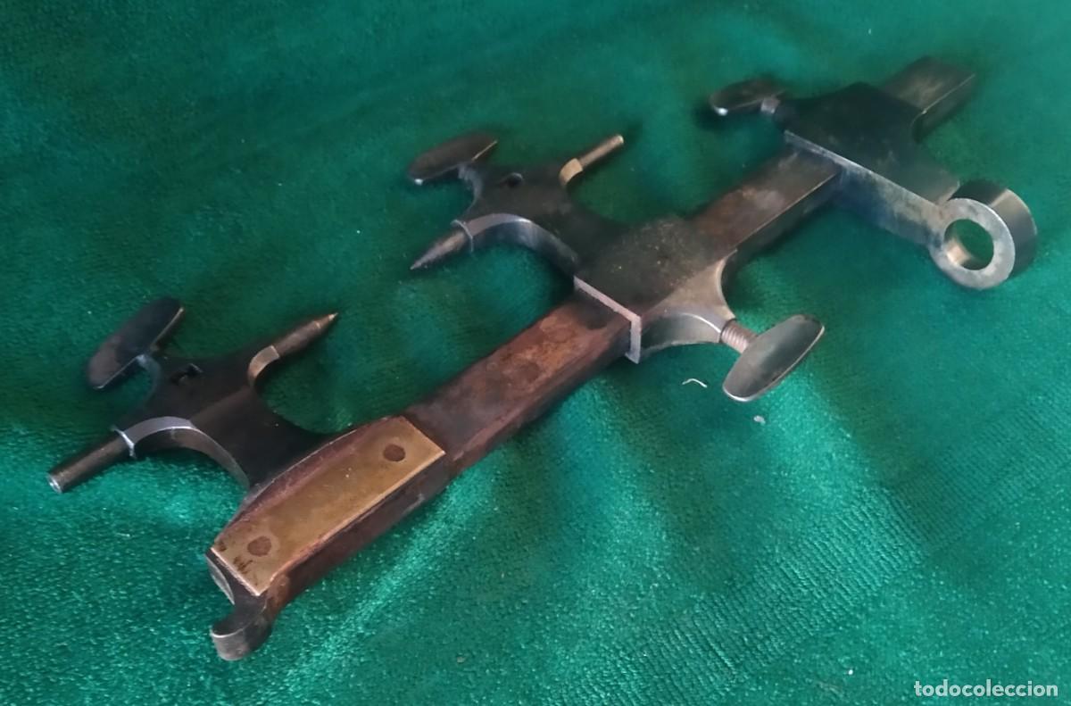 Herramientas de relojes: ANTIGUO TORNO DE RELOJERO. - Foto 10