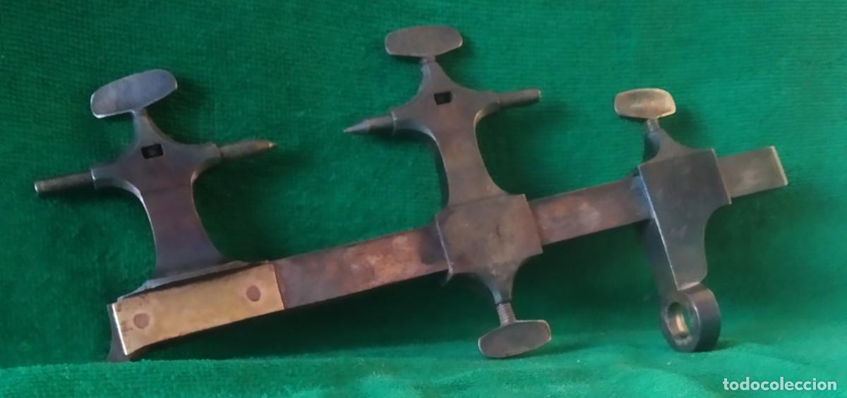 Herramientas de relojes: ANTIGUO TORNO DE RELOJERO. - Foto 12