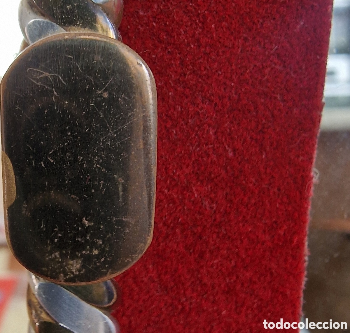 Herramientas de relojes: Espejo Omega Vintage de concesionario. - Foto 5