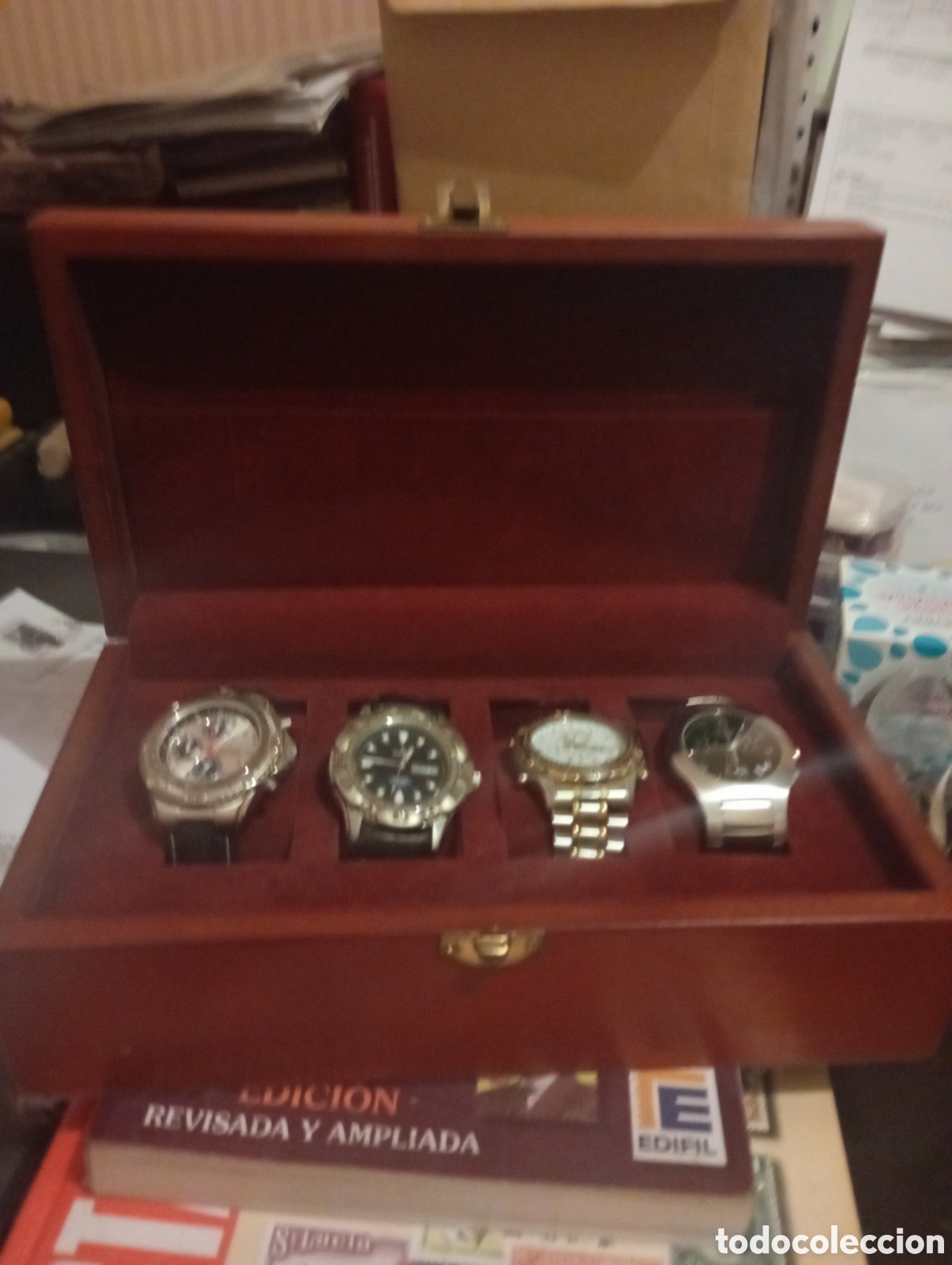 Herramientas de relojes: Caja almacenamiento relojes - Foto 3