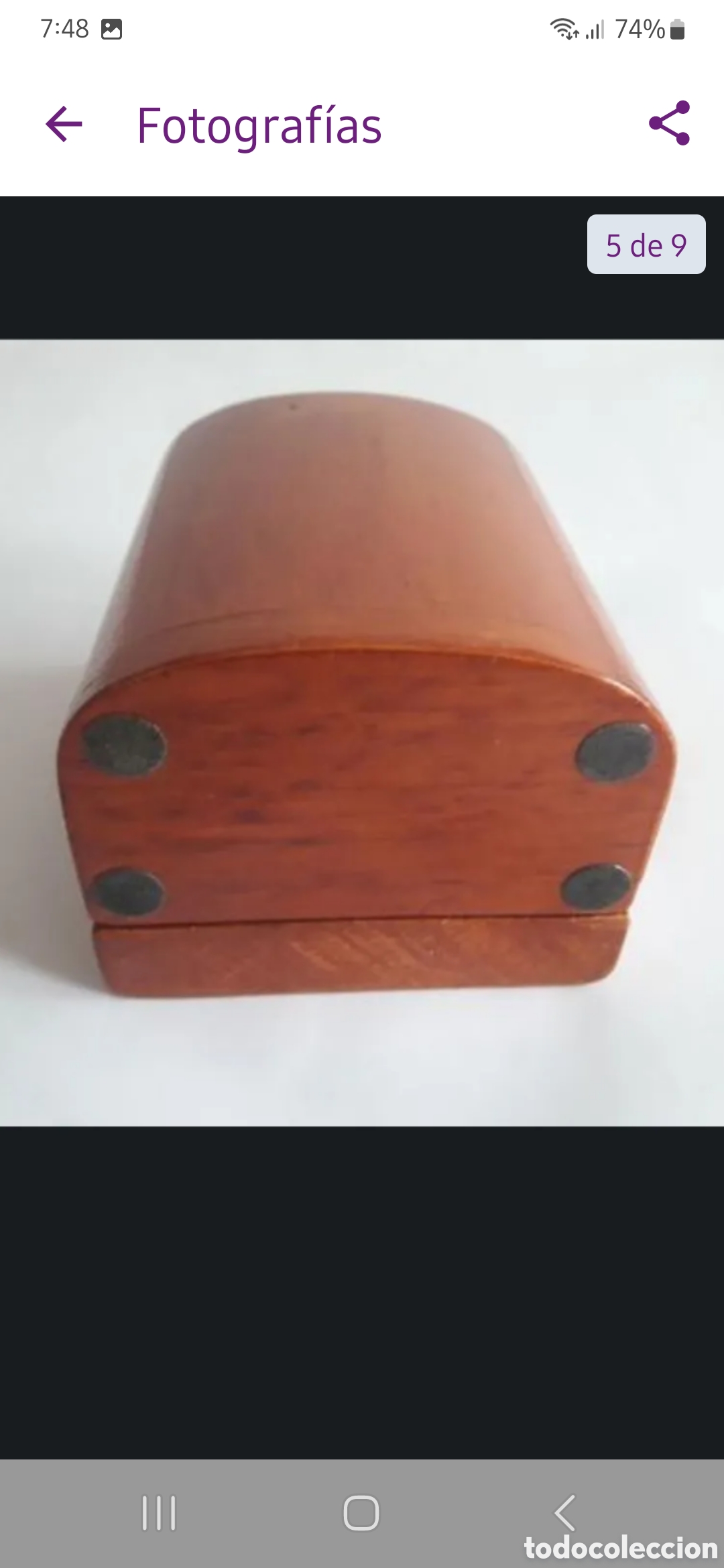 Herramientas de relojes: SOPORTE PARA RELOJ DE BOLSILLO ANTIGUO - Foto 3