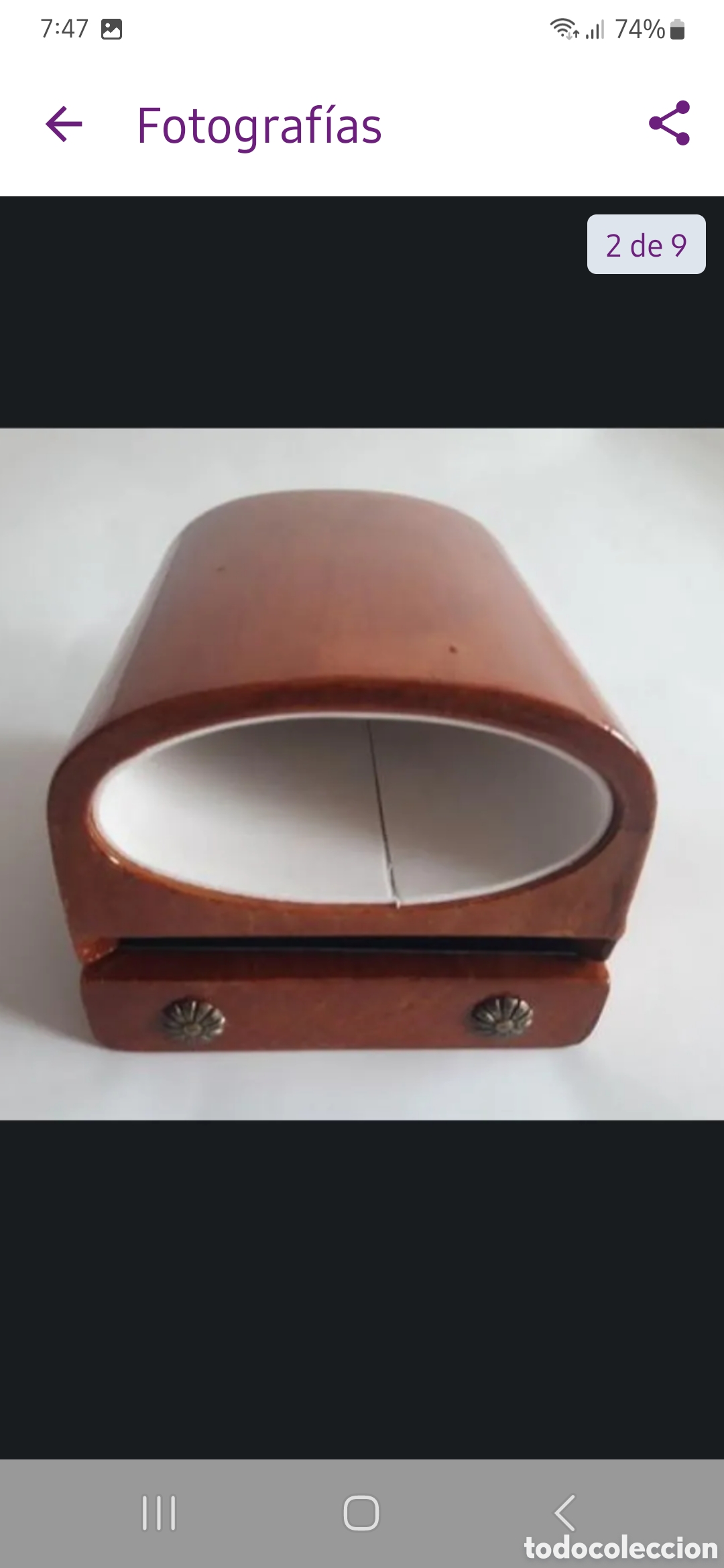 Herramientas de relojes: SOPORTE PARA RELOJ DE BOLSILLO ANTIGUO - Foto 7