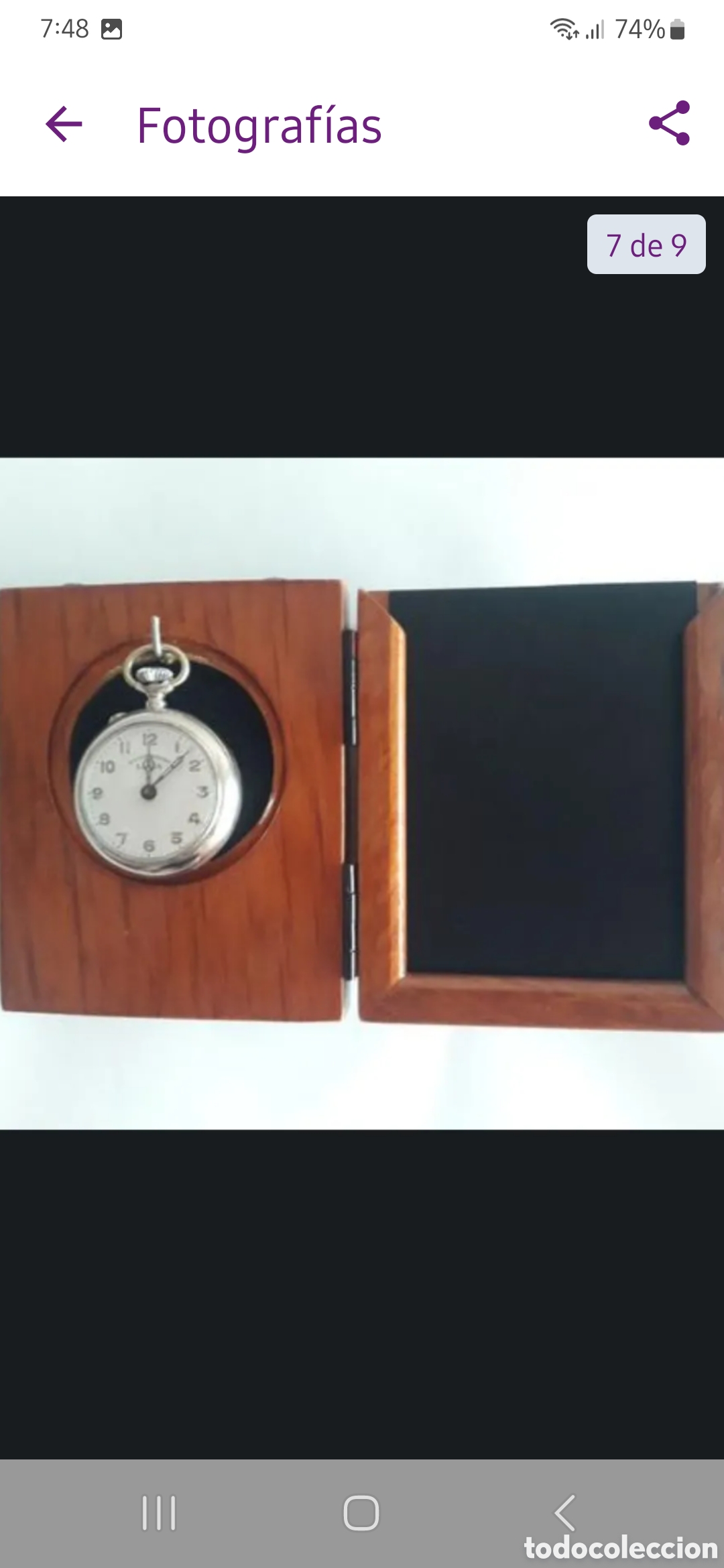 Herramientas de relojes: SOPORTE PARA RELOJ DE BOLSILLO ANTIGUO - Foto 8