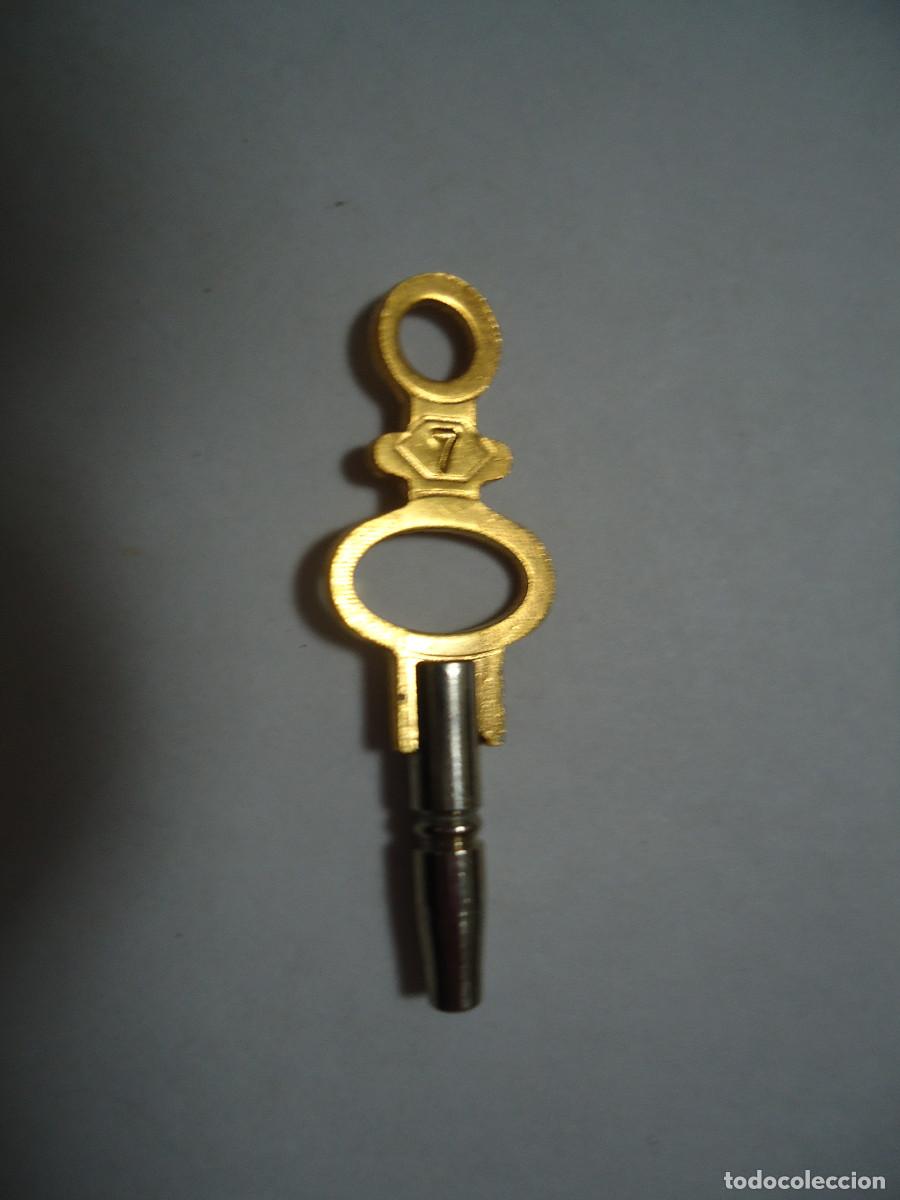 Herramientas de relojes: LLAVE PARA RELOJ DE BOLSILLO . CLAVE 7. OVALADA. -- 24 - Foto 1
