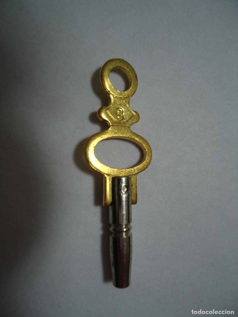 Herramientas de relojes: LLAVE PARA RELOJ DE BOLSILLO . CLAVE 8. OVALADA. -- 24 - Foto 1