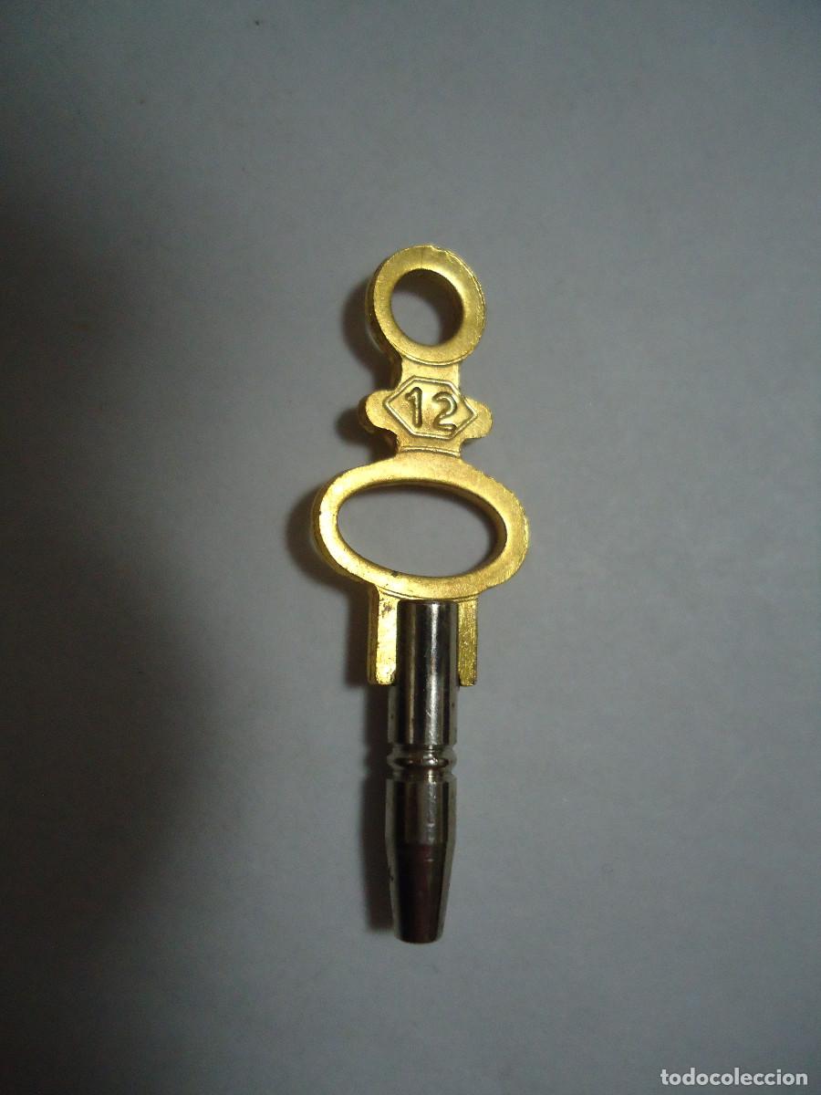 Herramientas de relojes: LLAVE PARA RELOJ DE BOLSILLO . CLAVE 12. OVALADA. -- 24 - Foto 1