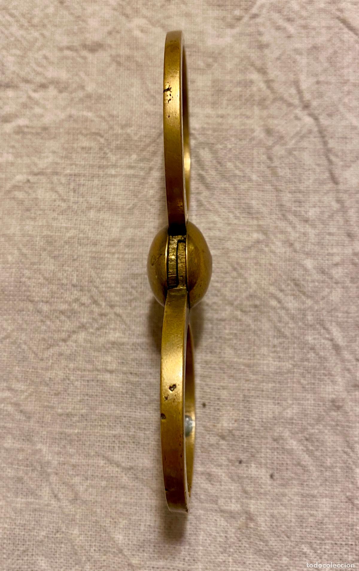 Herramientas de relojes: ANTIGUO COMP&Aacute;S CIRCULAR O DE OCHO DE RELOJERO - Foto 3