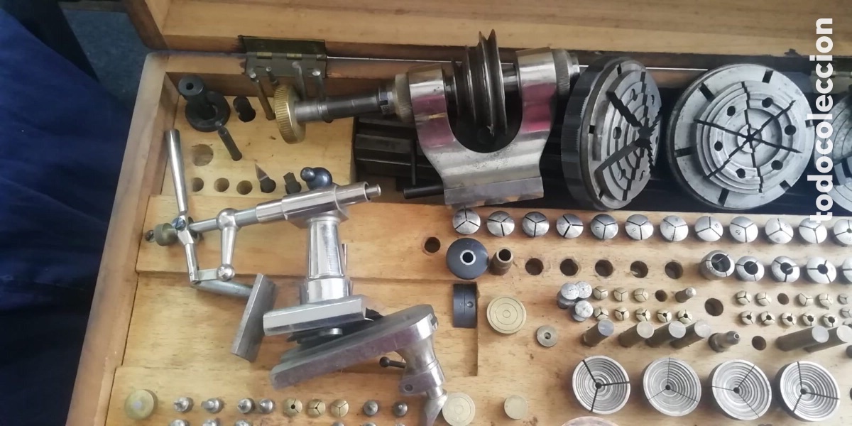 Herramientas de relojes: Torno Boley para relojes - Foto 3