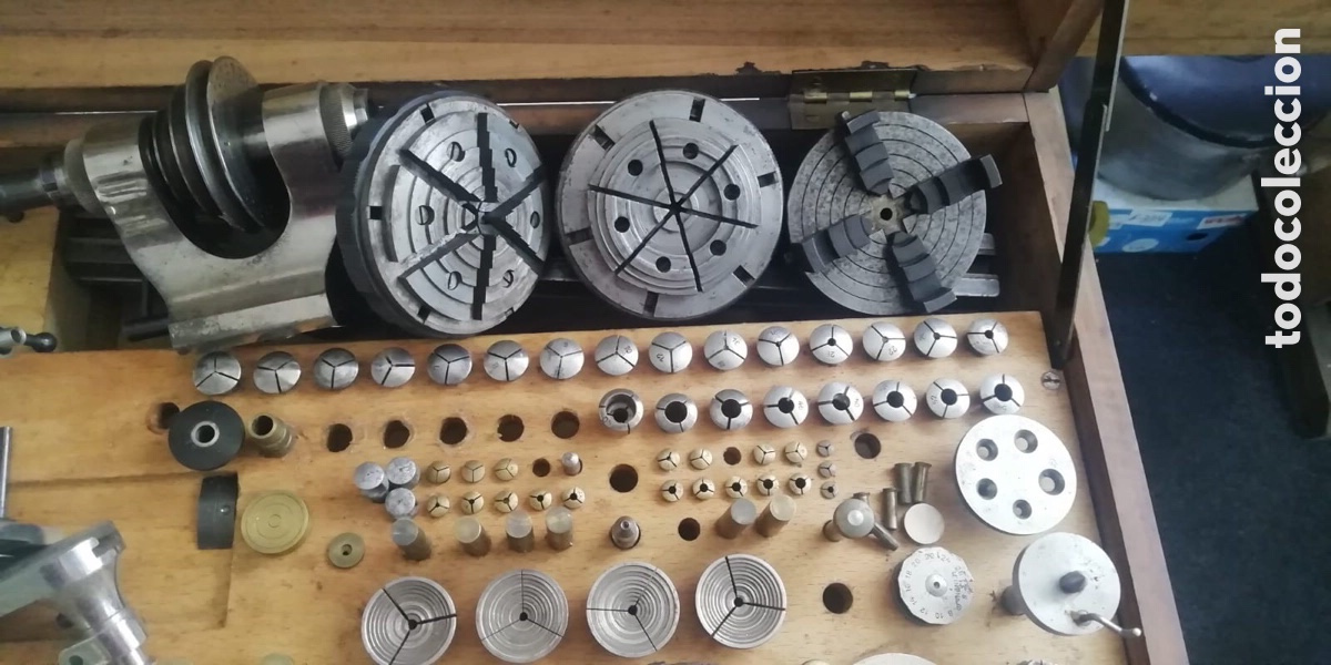 Herramientas de relojes: Torno Boley para relojes - Foto 4