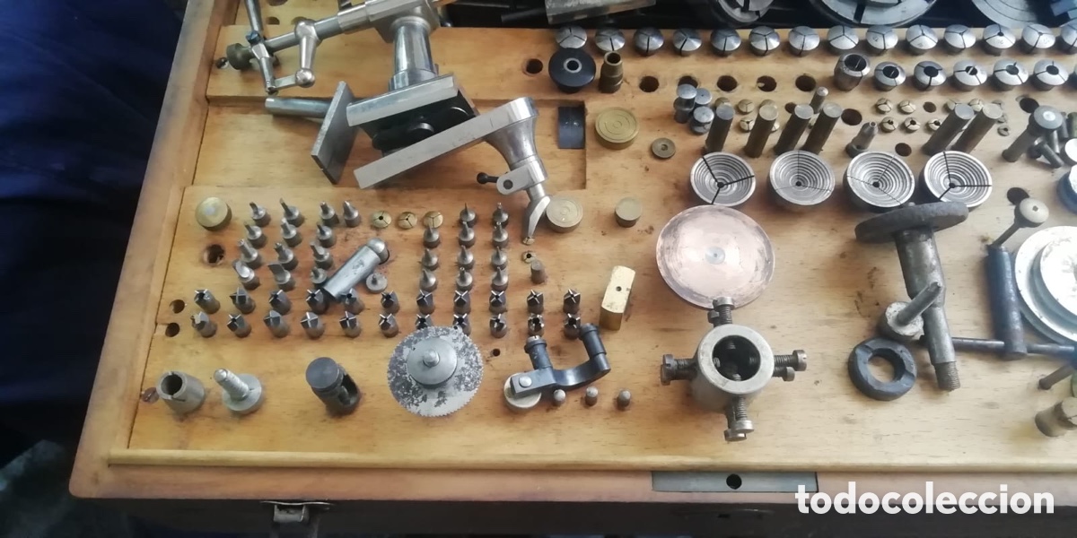 Herramientas de relojes: Torno Boley para relojes - Foto 1