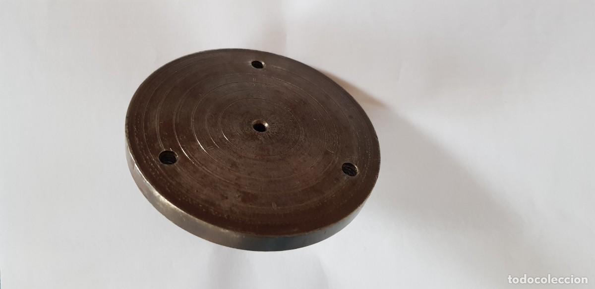 Herramientas de relojes: Plato universal llano para torno 8 mm. Acero - Foto 6