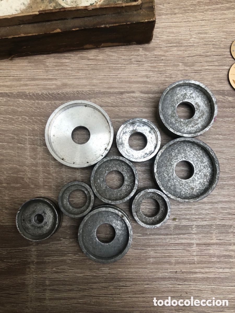 Herramientas de relojes: Aparato relojero vintage - Foto 8