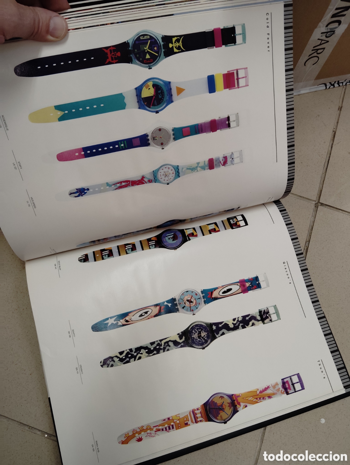 Herramientas de relojes: Surtido de cat&aacute;logos swatch 80s 90s - Foto 11