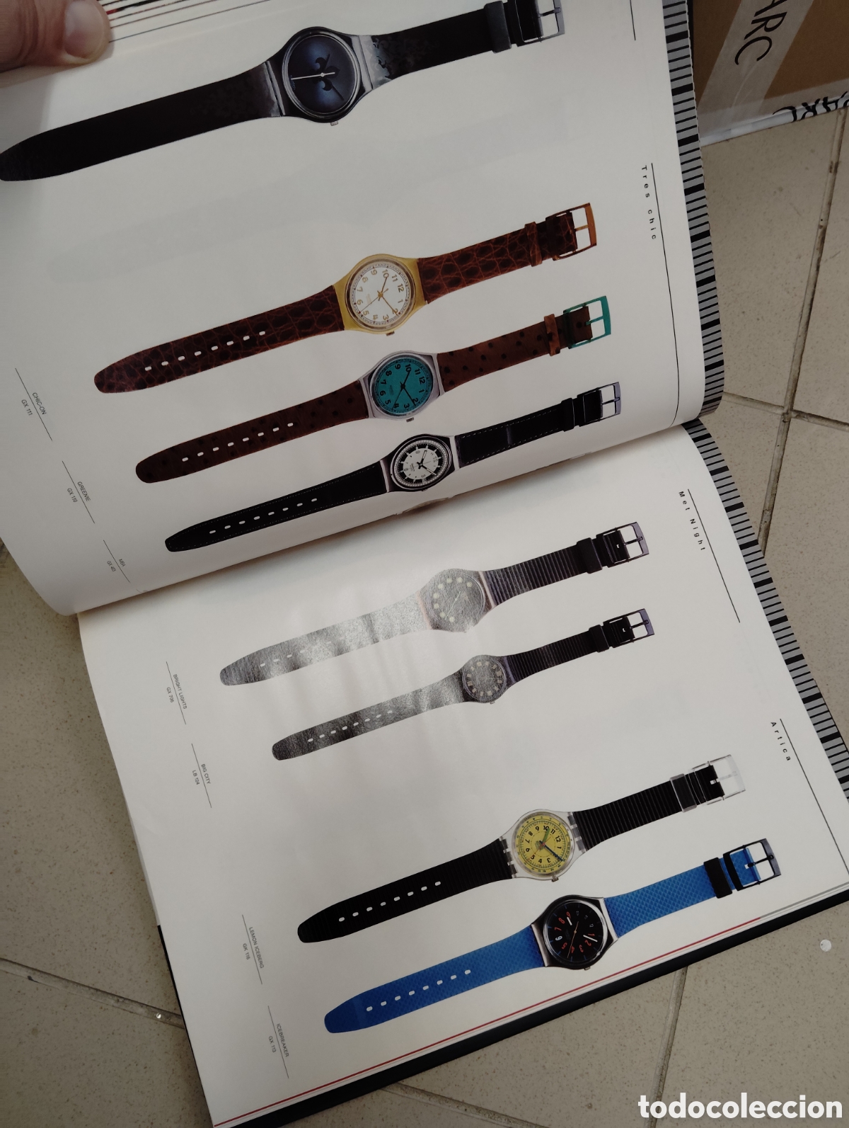 Herramientas de relojes: Surtido de cat&aacute;logos swatch 80s 90s - Foto 12