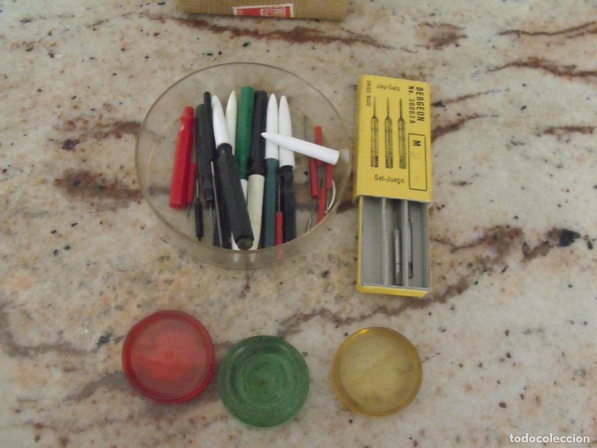 Herramientas de relojes: herramientas BERGEON para aceitado relojeria antigua- lote 326