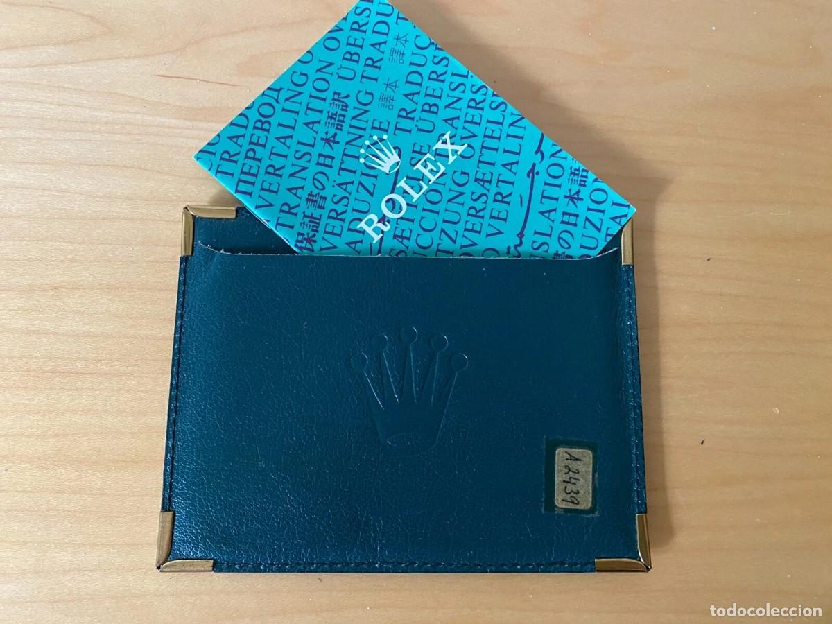 Herramientas de relojes: ROLEX Bloc de Notas - Con funda verde - 10 x 13 cm - Foto 3