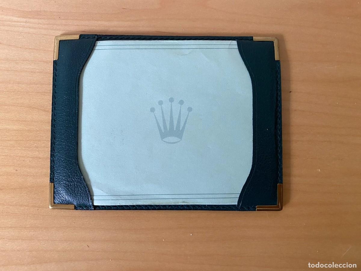 Herramientas de relojes: ROLEX Bloc de Notas - Con funda verde - 10 x 13 cm - Foto 1