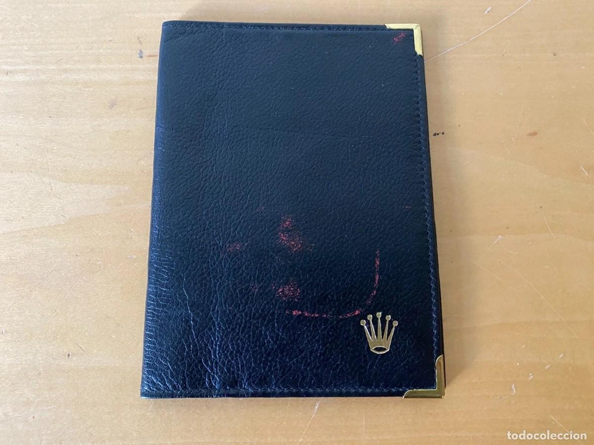 Herramientas de relojes: ROLEX Tarjetero - Black color Negro - 14&acute;3 x 10&acute;7 cm