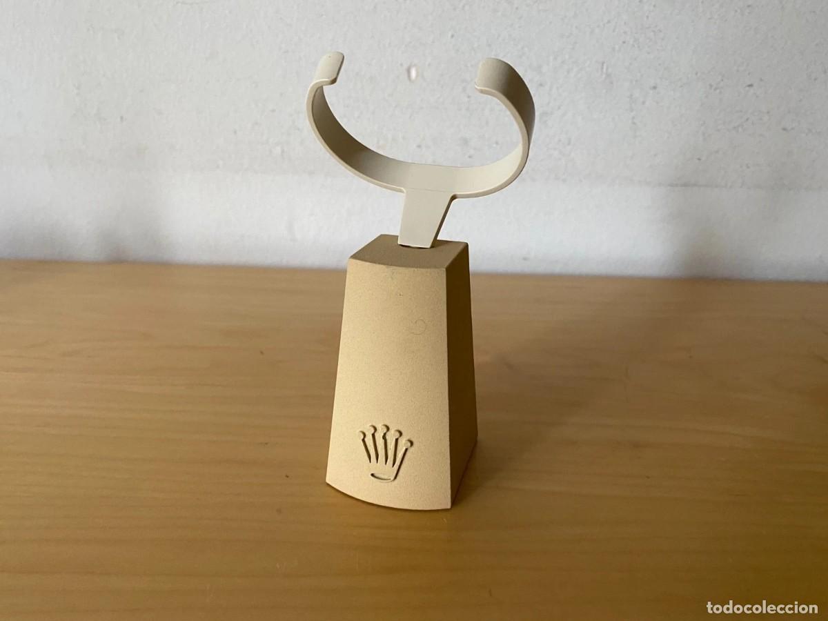 Herramientas de relojes: ROLEX - Soporte para reloj - 4 x 4&acute;5 x 7&acute;5 cm - Piedra y pl&aacute;stico