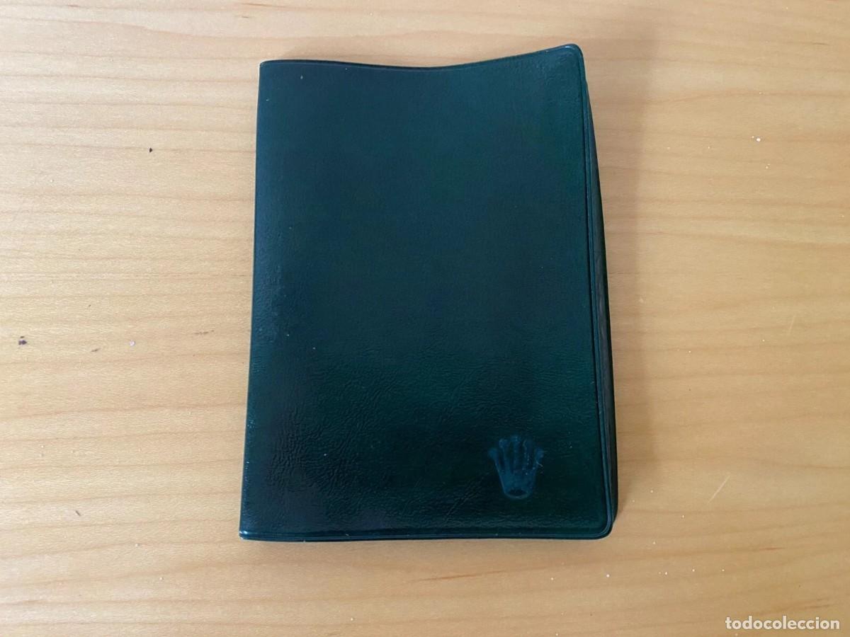 Herramientas de relojes: Cover ROLEX Funda documentos - Verde oscuro - 11&acute;5 x 8 cm