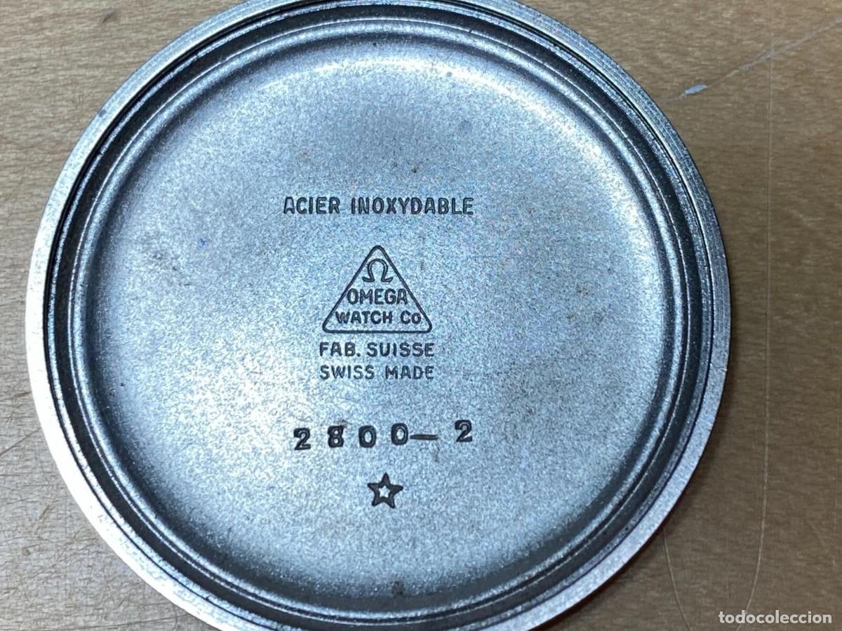 Herramientas de relojes: Used - Watch back cover OMEGA WATCHT Co. Tapa trasera de Reloj - Steel Acero