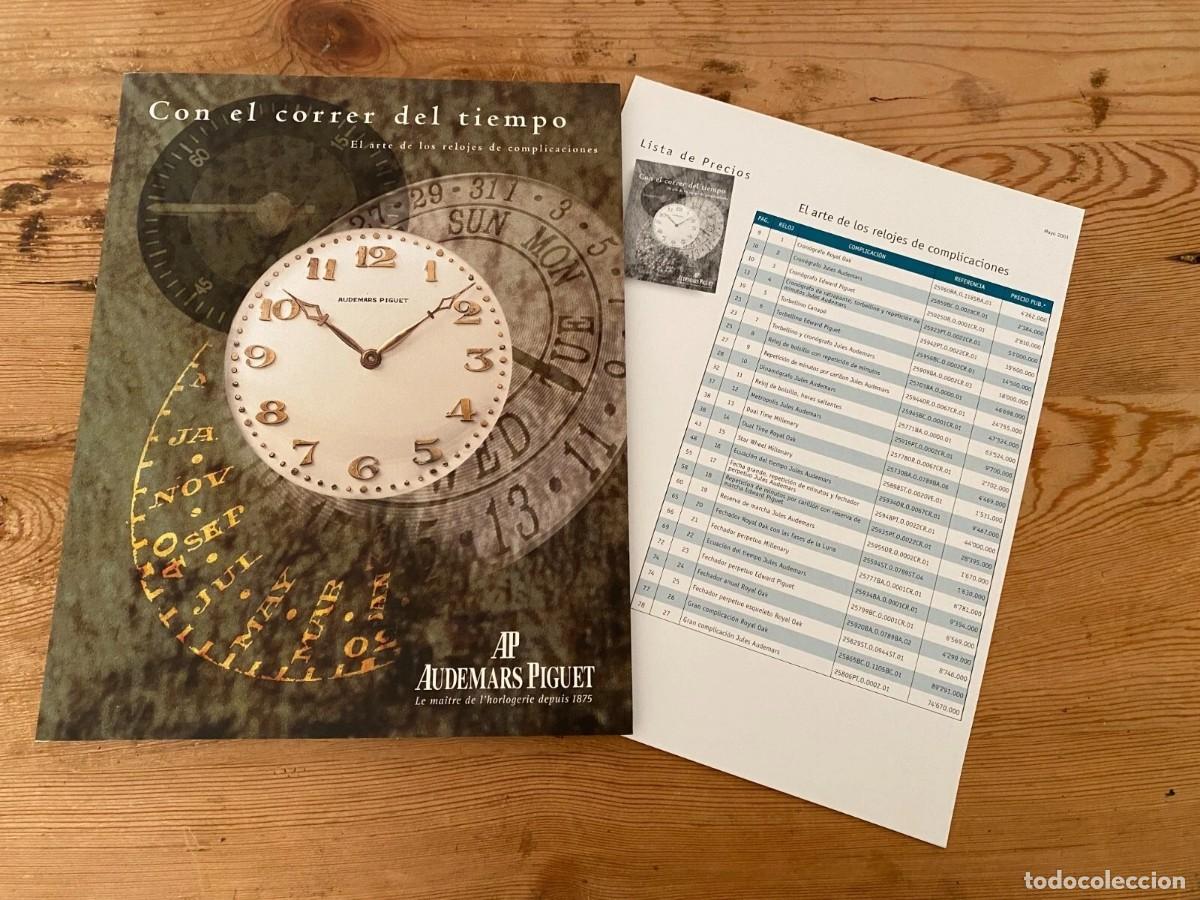 Herramientas de relojes: AUDEMARS PIGUET Cat&aacute;logo Relojes - El arte de los relojes de complicaci&oacute;n