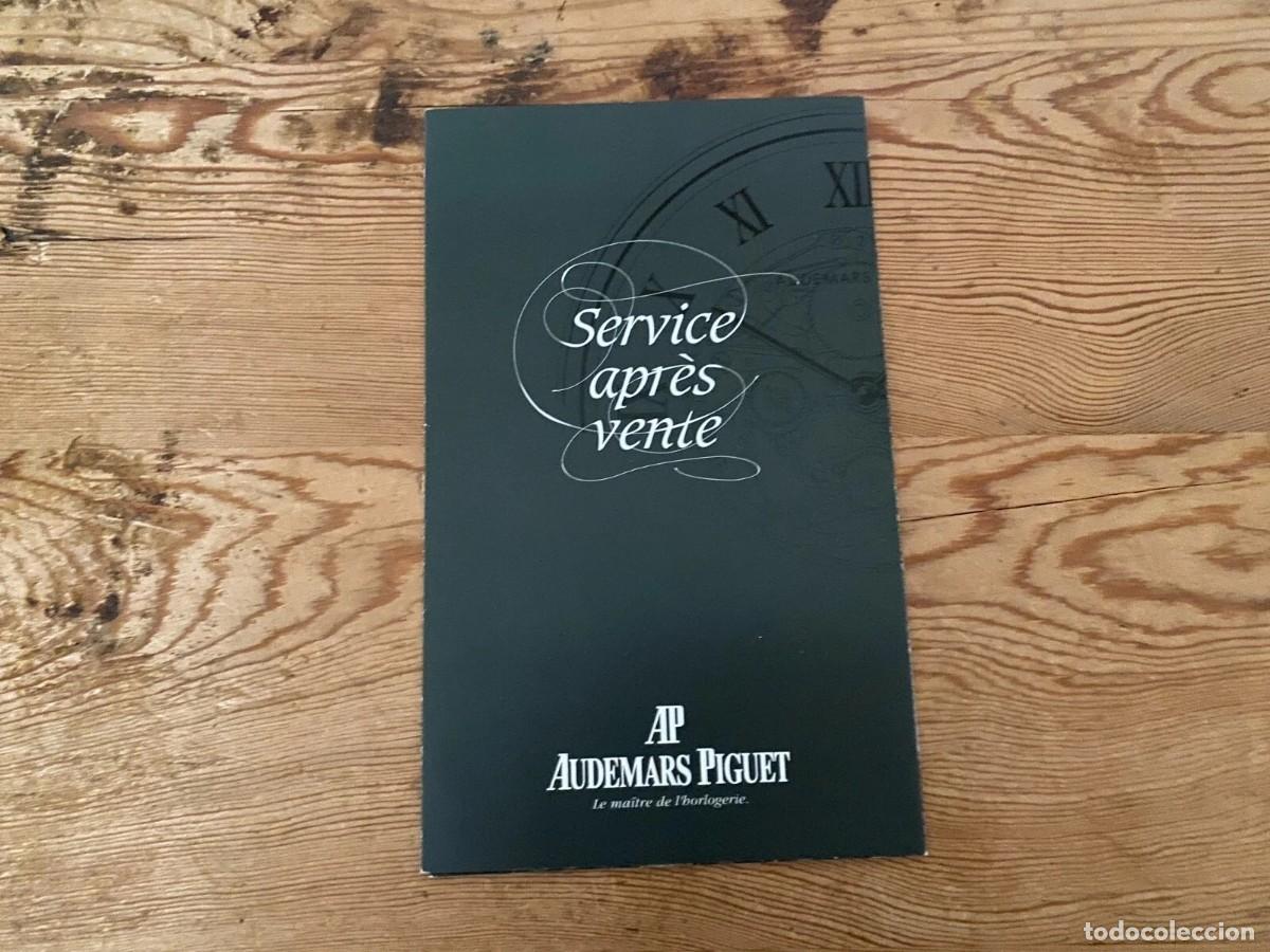 Herramientas de relojes: Boocklet AUDEMARS PIGUET Folleto - Service apr&egrave;s vente