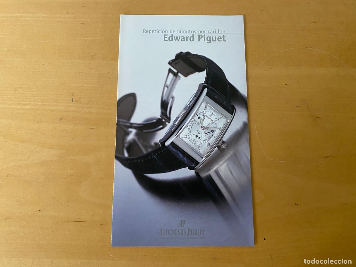 Herramientas de relojes: Dosier de prensa AUDEMARS PIGUET Ficha Tec. - EDWARD PIGUET Repetici&oacute;n de minutos