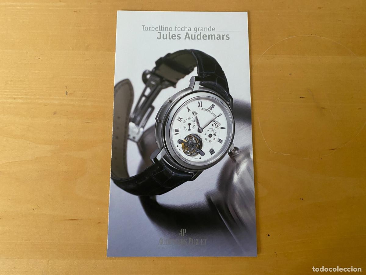 Herramientas de relojes: Dosier de prensa AUDEMARS PIGUET Ficha Tec. JULES AUDEMARS Torbellino fecha grande