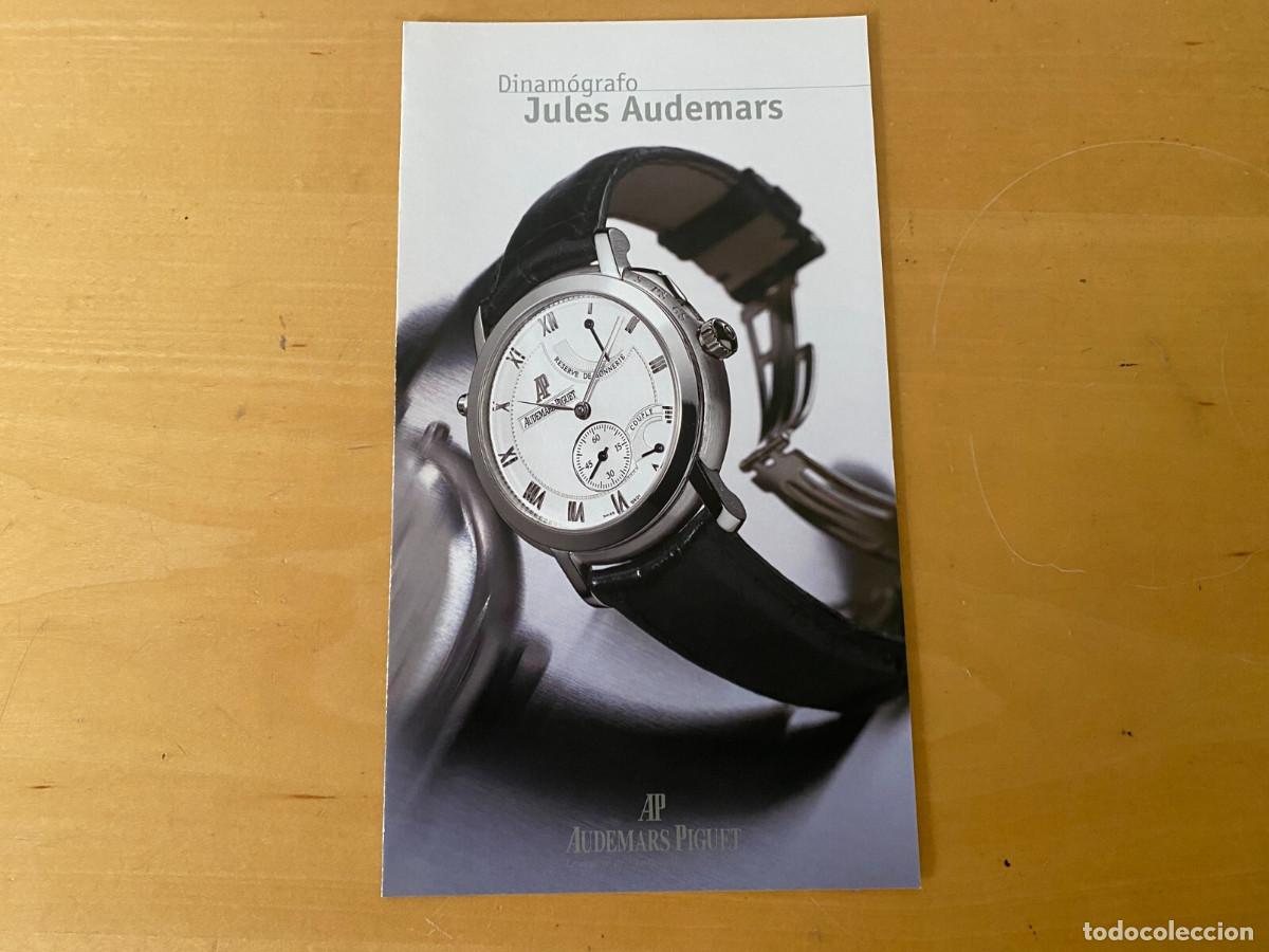 Herramientas de relojes: Dosier de prensa AUDEMARS PIGUET Ficha T&eacute;cnica - JULES AUDEMARS Dinam&oacute;grafo