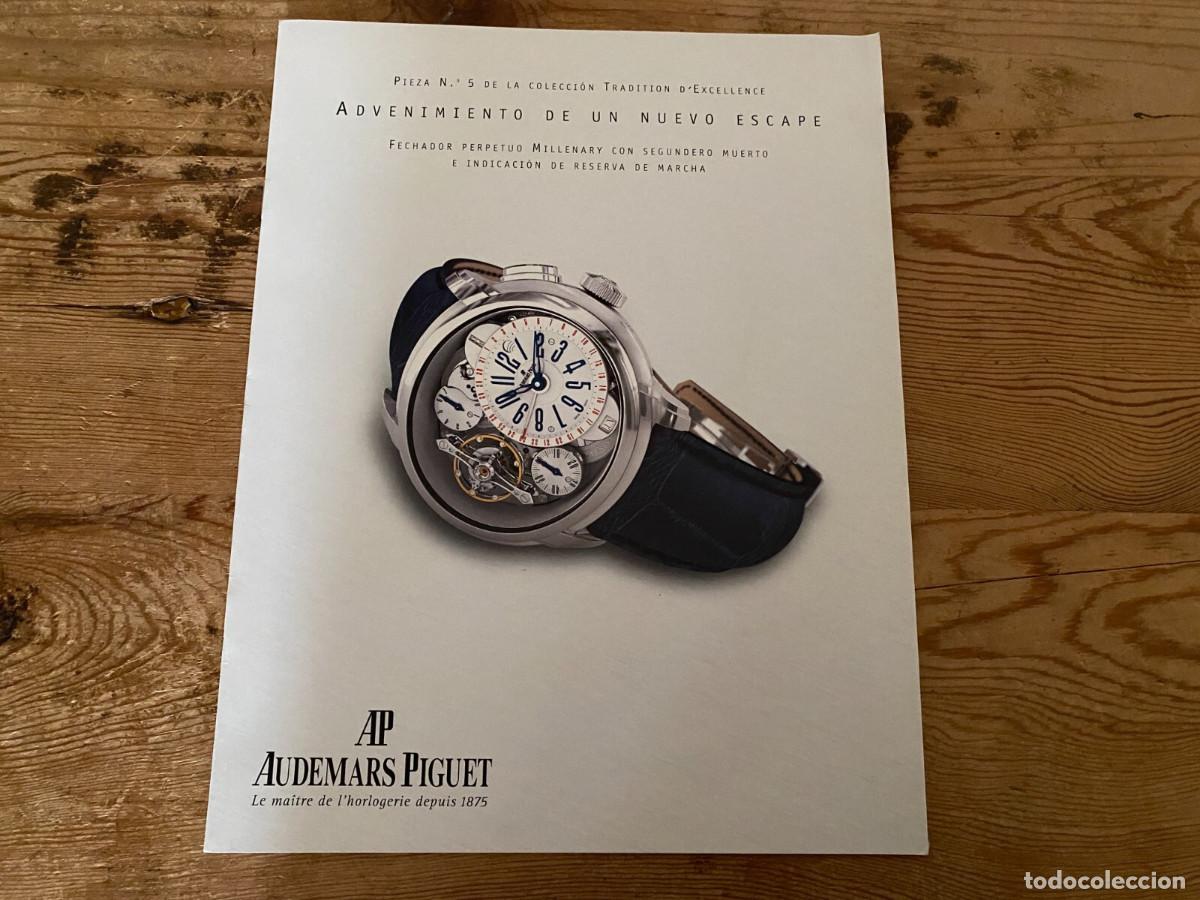 Herramientas de relojes: AUDEMARS PIGUET Folleto + CD - Advenimiento de un nuevo escape