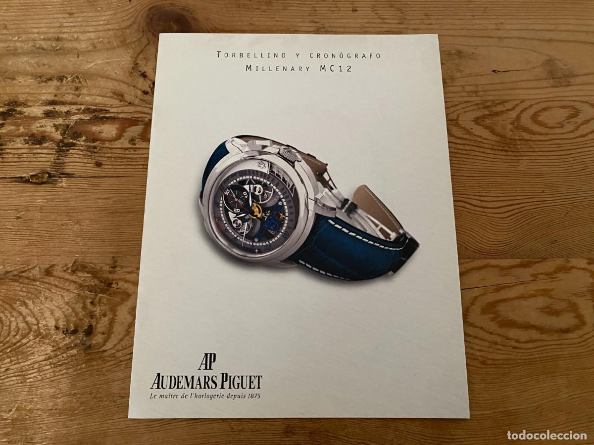 Outils d'horloger: AUDEMARS PIGUET Folleto + CD - Torbellino y Crin&oacute;grafo Millenary MC12