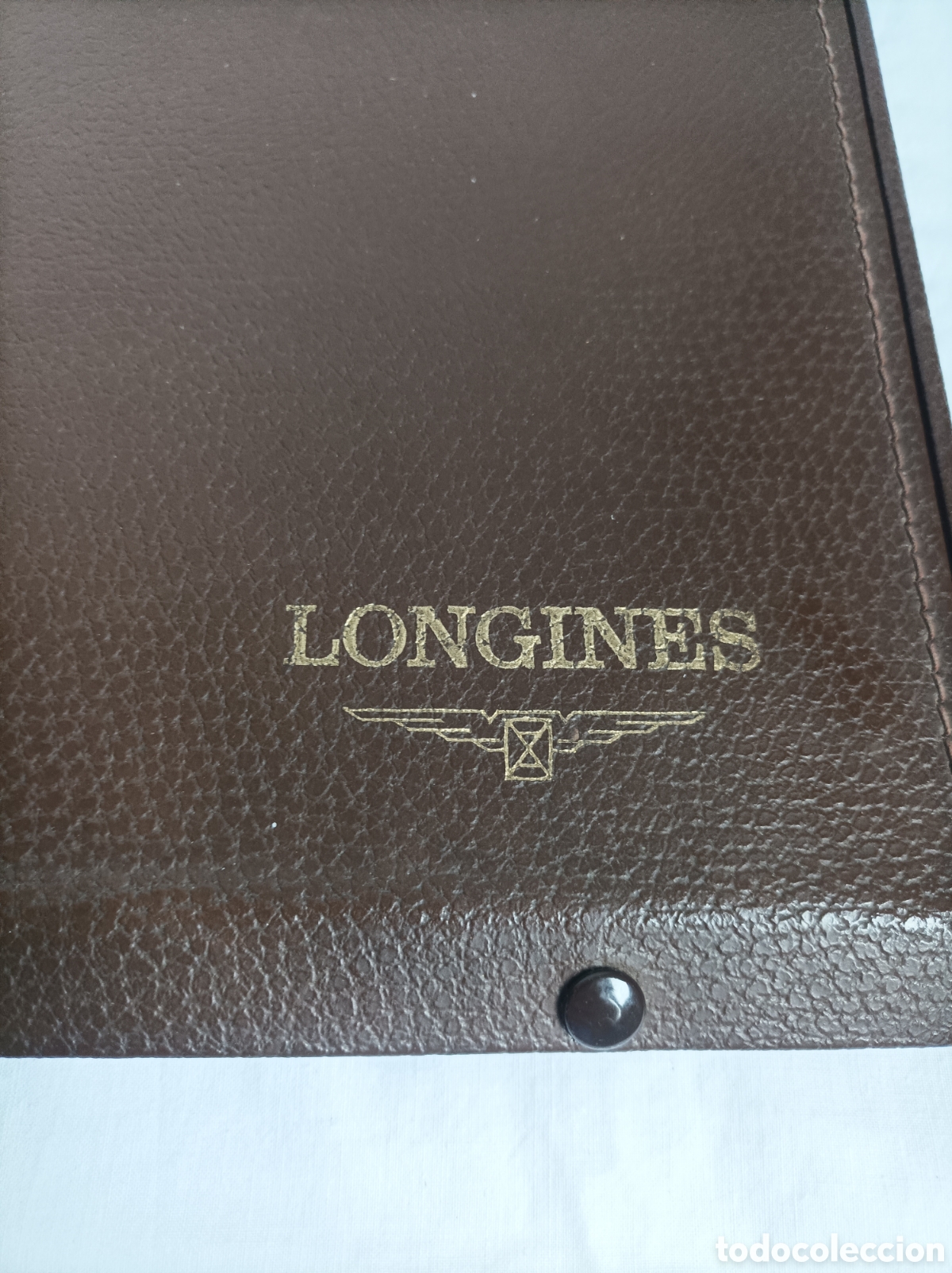 Watchmaker tools: Antigua caja expositor relojes LONGINES