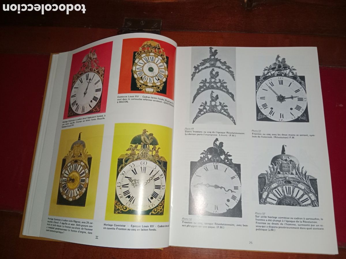 Herramientas de relojes: Libro de relojes Franceses, modelos, &eacute;pocas, maquinarias,.. - Foto 5