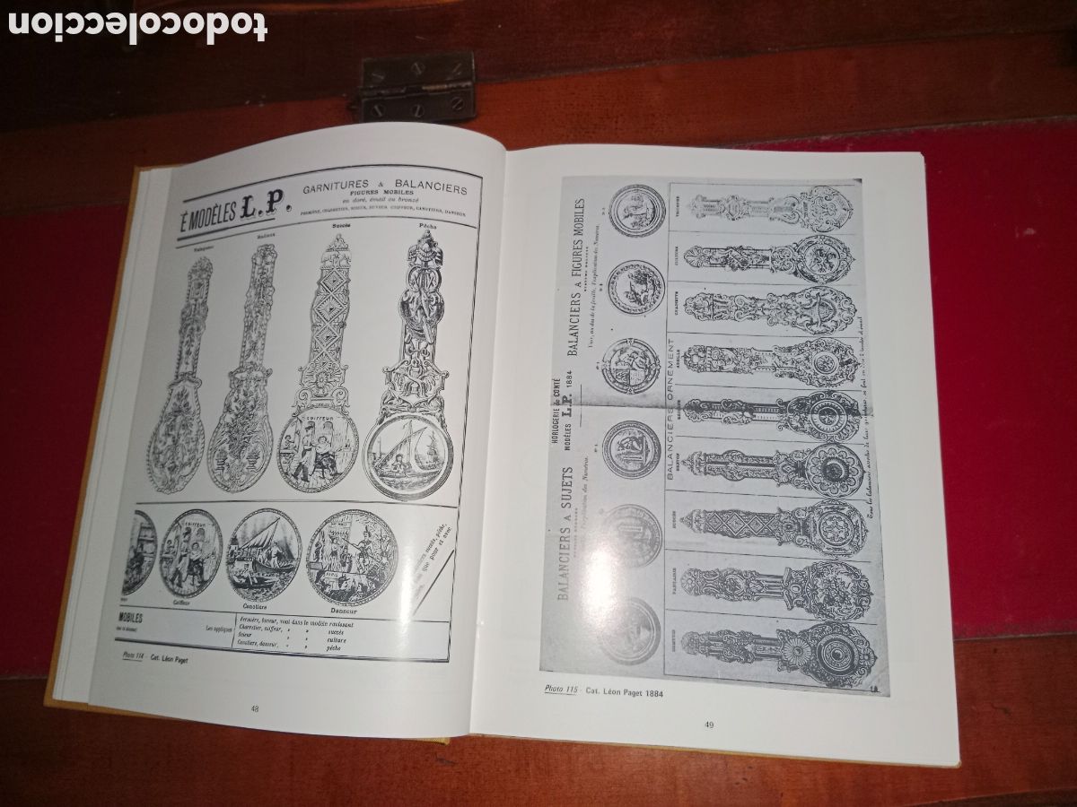 Herramientas de relojes: Libro de relojes Franceses, modelos, &eacute;pocas, maquinarias,.. - Foto 11
