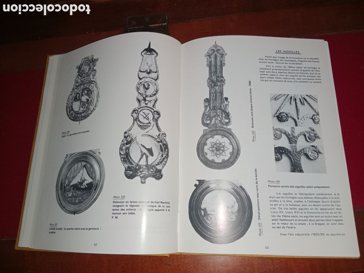 Herramientas de relojes: Libro de relojes Franceses, modelos, &eacute;pocas, maquinarias,.. - Foto 12