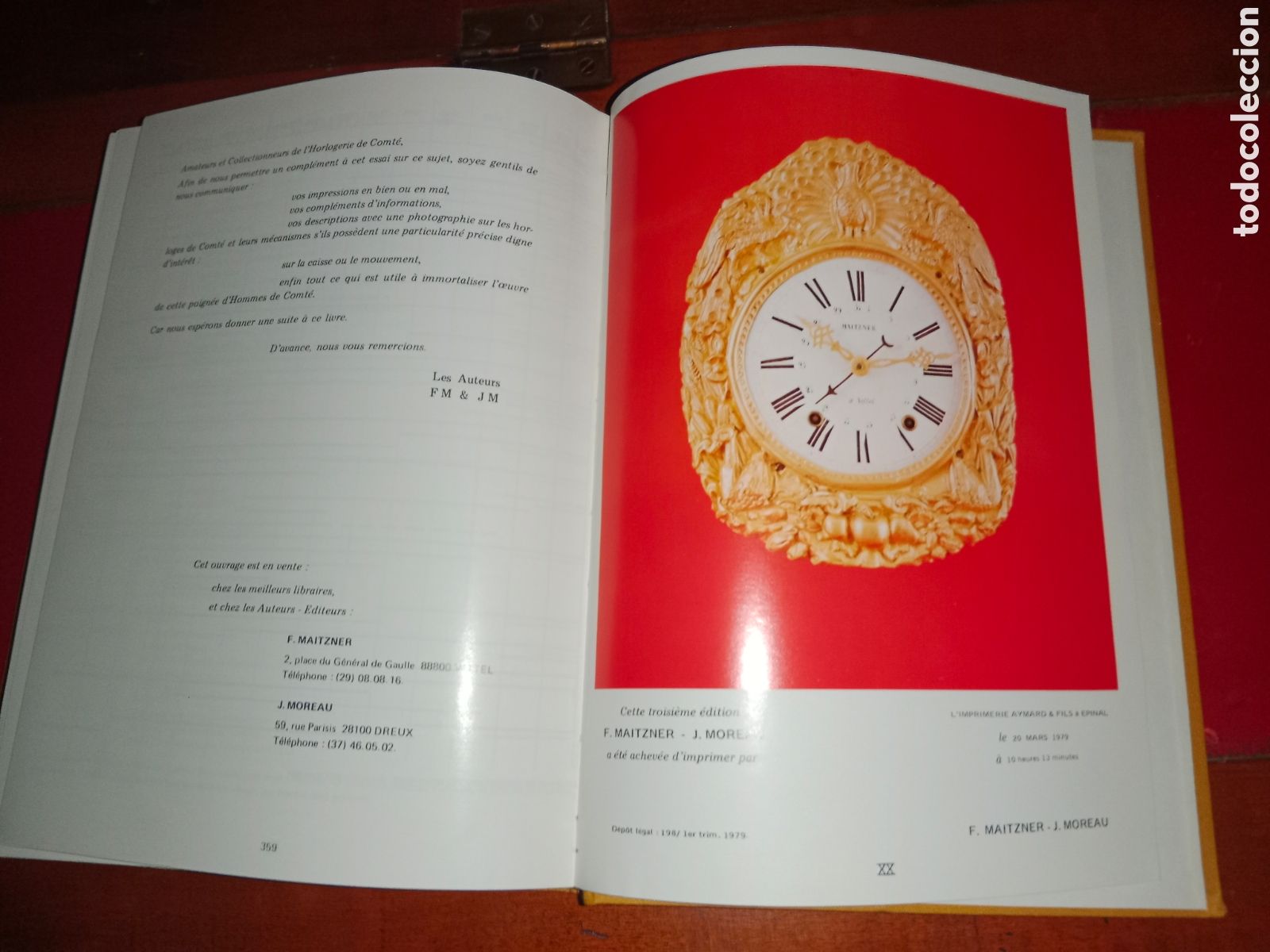 Herramientas de relojes: Libro de relojes Franceses, modelos, &eacute;pocas, maquinarias,.. - Foto 19