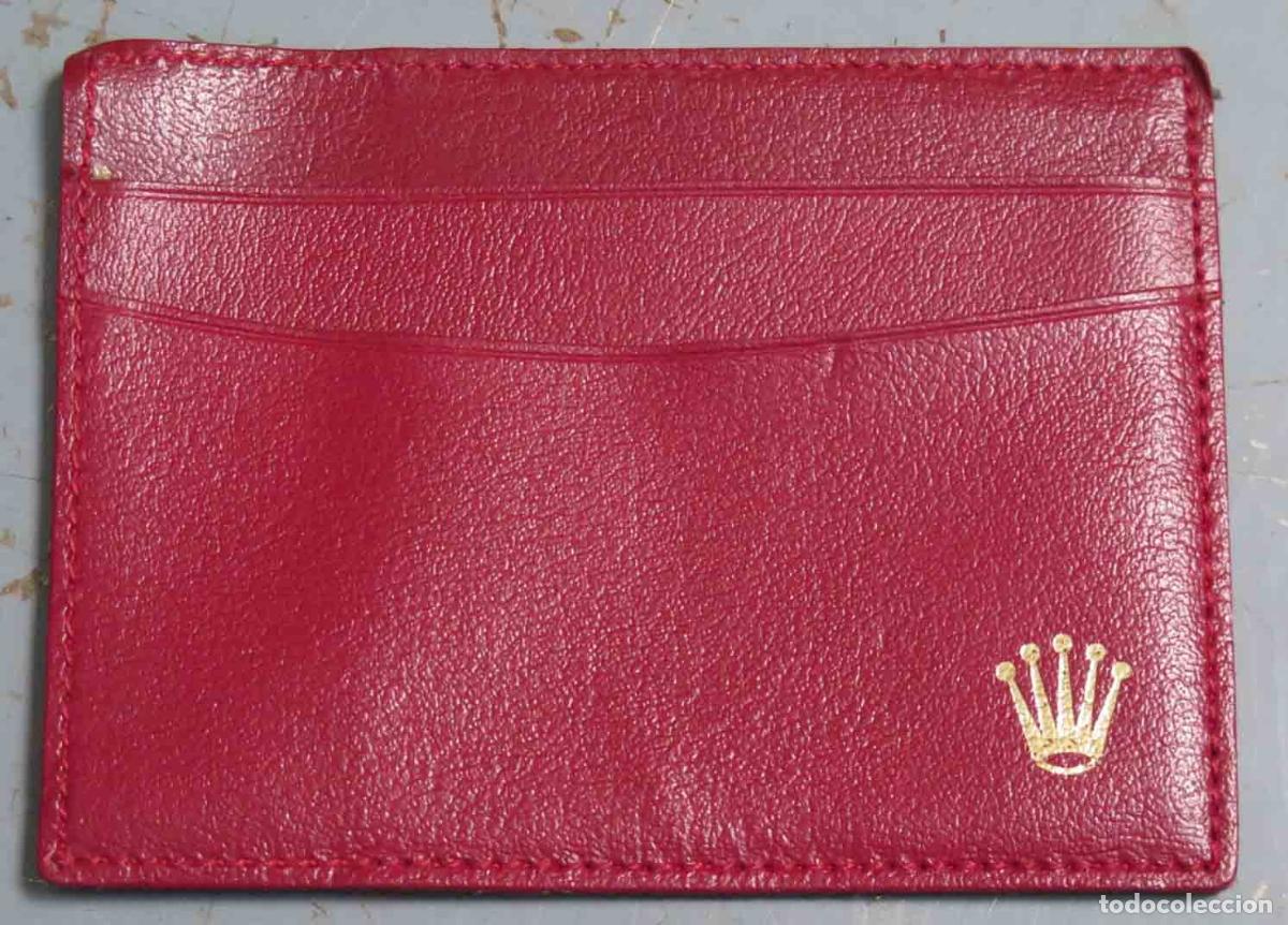 Herramientas de relojes: TARJETERO ROLEX. ROJO