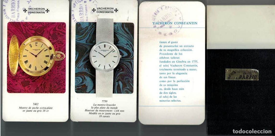 Herramientas de relojes: CARTAS MUESTRARIO VACHERON CONSTANTIN. 42 TARJETAS.