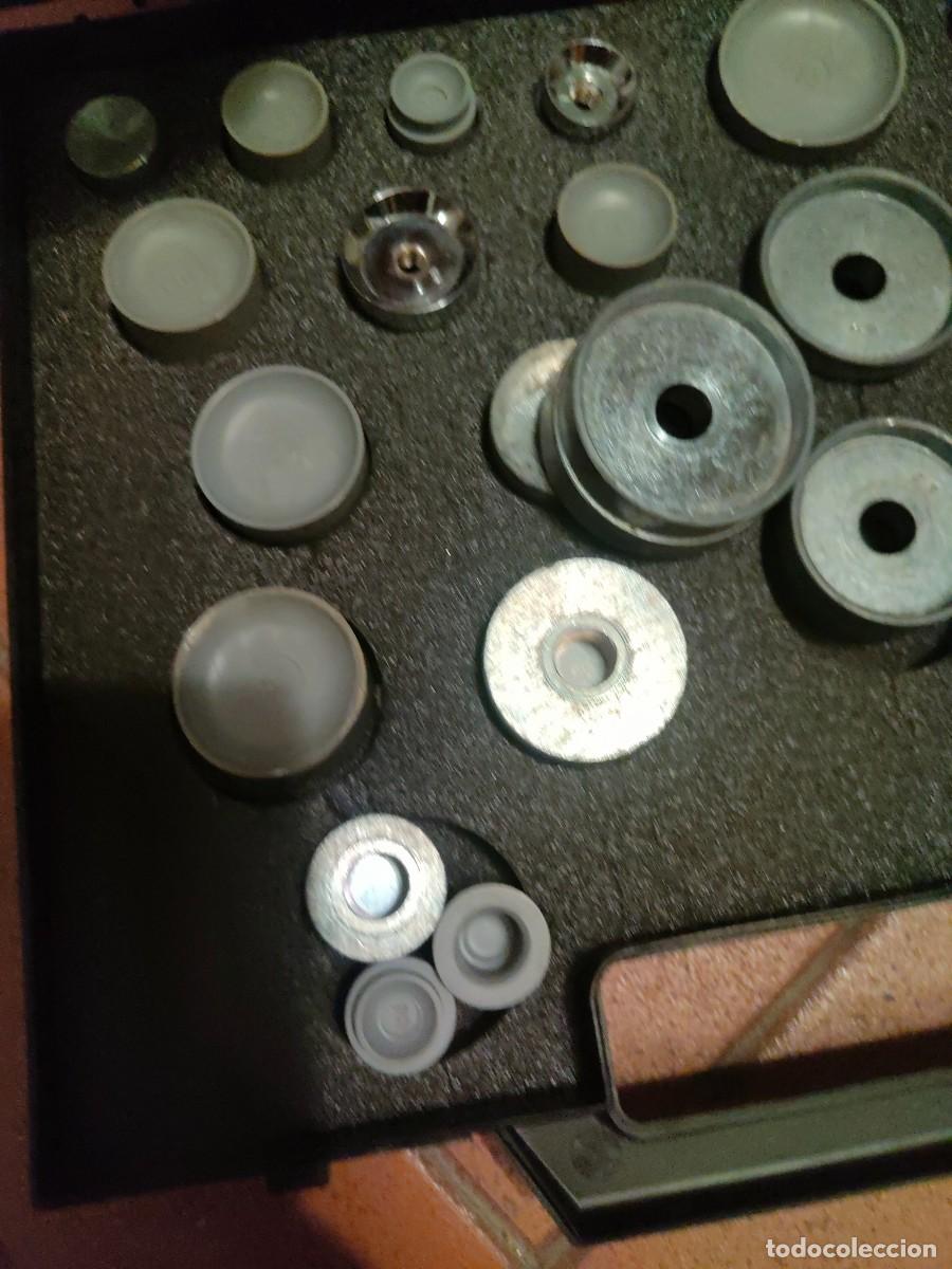 Herramientas de relojes: PRENSA PARA RELOJES CON MALET&Iacute;N DE TESAS VARIADAS - Foto 4