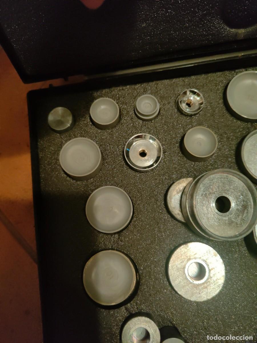 Herramientas de relojes: PRENSA PARA RELOJES CON MALET&Iacute;N DE TESAS VARIADAS - Foto 7