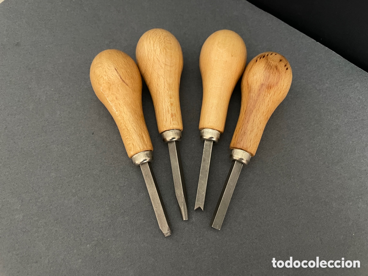 Watchmaker tools: 4 embutidores de engastes