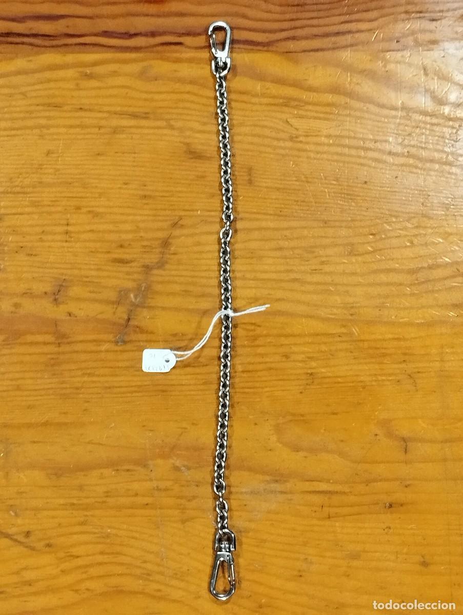 Herramientas de relojes: LEONTINA. CADENA PARA RELOJES DE BOLSILLO EN HIERRO PLATEADO.